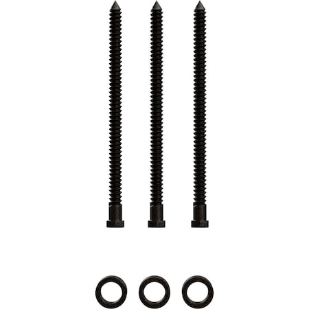 Ekena Millwork Barnfold 2-Door 1/2" Extension Kit, Arch Bronze GB6007M2EAB